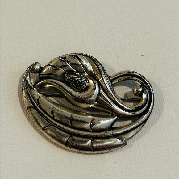 Jewelry - Vintage Silver 925 Silver Floral Brooch
